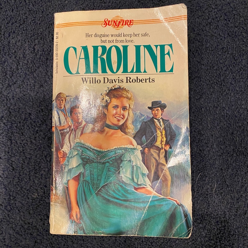 Rare Sunfire romance book #7 Caroline